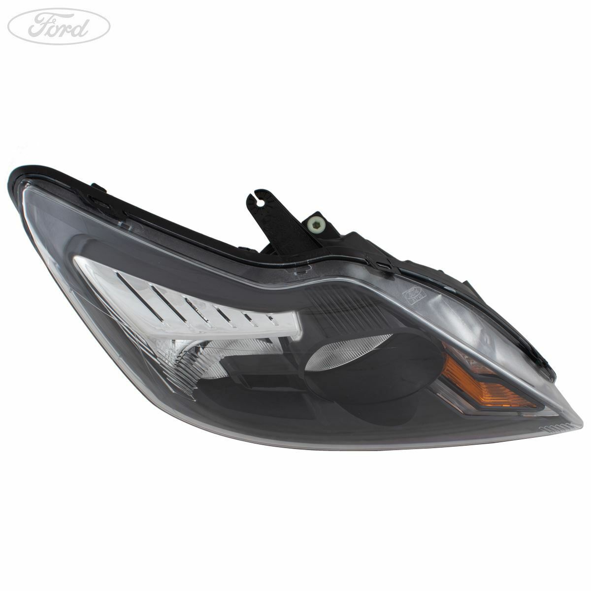 for Ford Focus Mk2 Front O/s Drivers Black Headlight Headlamp Unit  