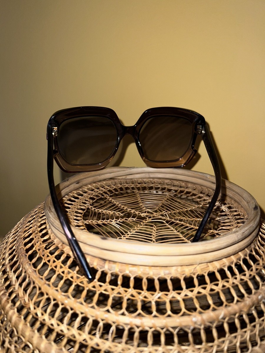 Vintage 1970s 1980s Christian Dior Glamorous Square Sunglasses w