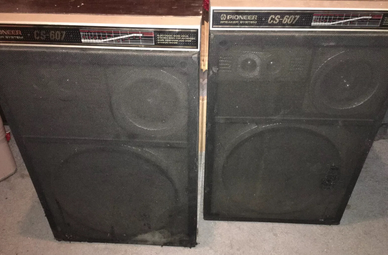 pioneer cs 607 speakers