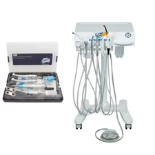 Greeloy Dental Trolley Cart Mobile Dental Unit GU-P302 with Handpiece Kit 4H US
