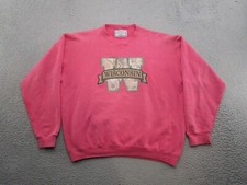 Vintage 90s Wisconsin Spell Out Pullover Heavy Sweatshirt Mens Size XL Read