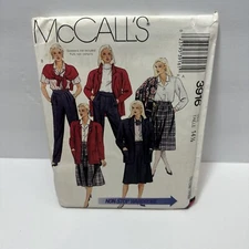 McCalls 3916 Misses Jacket Skirt Pants Pattern 14.5 *Uncut*