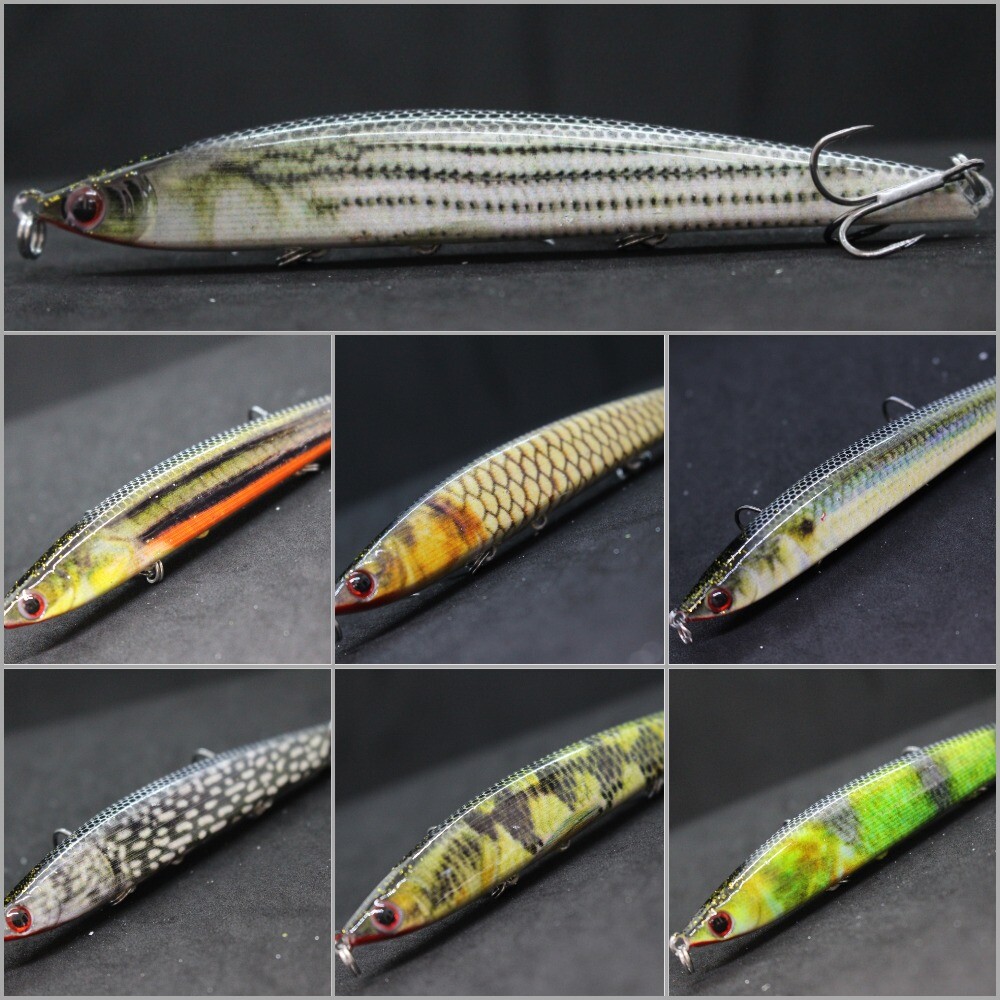 Jerkbait 4 1/3 Pollici Per Bass Esca Da Pesca Jerkbait WLure HM717 - 4 1/3 Pollici, 3/4 Oz, Affondante, Per Pesci Predatori Blue Dog Jerkbait 4 1/3 Pollici Per Bass Esca Da Pesca Jerkbait WLure HM717 - 4 1/3 Pollici, 3/4 Oz, Affondante, Per Pesci Predatori Blue Dog
