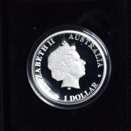 2013 AUSTRALIA PERTH MINT 1 OZ. SILVER PROOF HIGH RELIEF KOOKABURRA! CERT. #6379 - Image 3 of 4