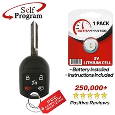 New Uncut Keyless Entry Remote Ignition Key Fob Car Truck 5 Btn for Ford
