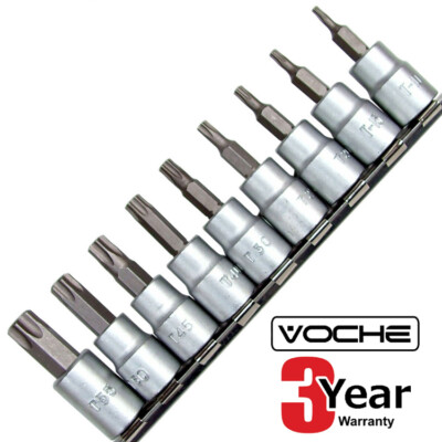 Socket Torx Tamperproof T55 Male 3/8 Drive 100mm Chrome Vanadium