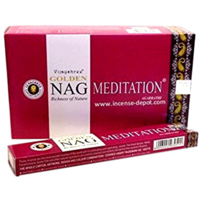 Vijayshree Golden Incense Sticks Nag Meditation Richness Of Natural Agarbatti
