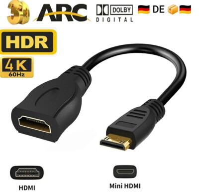 HDMI Splitter Adapter Verteiler 1 in 2 out PC TV Konsole 3D 4K Full HD Buchse 