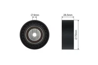 Rolle Umlenkrolle V-Riemen FüR BMW 5 7 8 E39 E38 E31 3.5-4.0 96-04