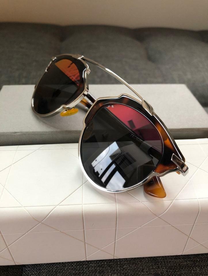 Christian Dior AOOTT So Real 48mm Mirrored Sunglasses  display picture 1