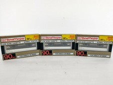Lot of 3 ToneMaster Cassette Tapes 90 Minute Low Noise Blank Audio Sealed New
