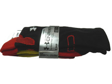 UNDER ARMOUR Performance Crew Socks Cam Newton CN1 Trainer Black L Sz 9-12.5 