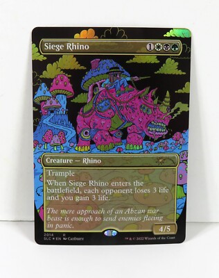 MTG Secret Lair 30th Countdown Siege Rhino FOIL Unplayed NM | eBay
