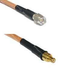 RG400 SMA MALE to MCX MALE RF Cable FAST-SHIP LOT