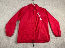 Vintage Sportsmaster Windbreaker Jacket Mens XL Snap Button Collar Pocket Red