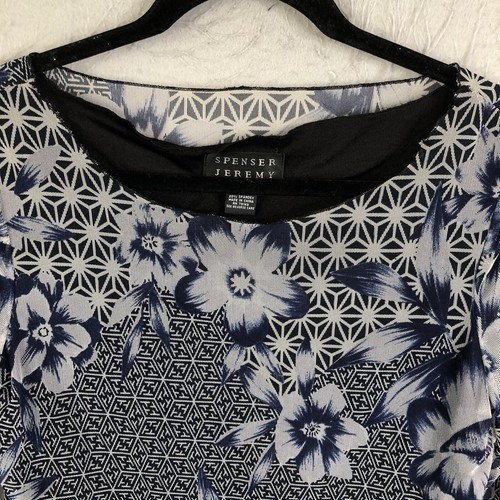 Vintage Fairy Grunge Top Womens Medium Blue Floral Mesh Sheer Y2K Retro, Size M, $24.54 - Photo 9