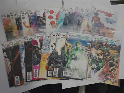 48x DC COMICS Job Lot - Grüne Laterne hellster Tag - Komplettläufe VFN/NM 