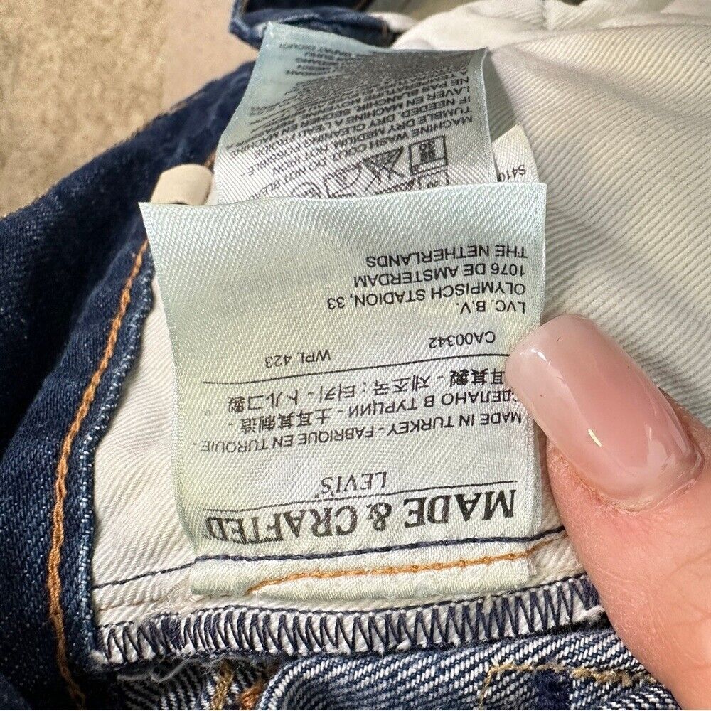 Levi's Made & Crafted Ruler Straight Jeans W34 / 10 - 5 Button