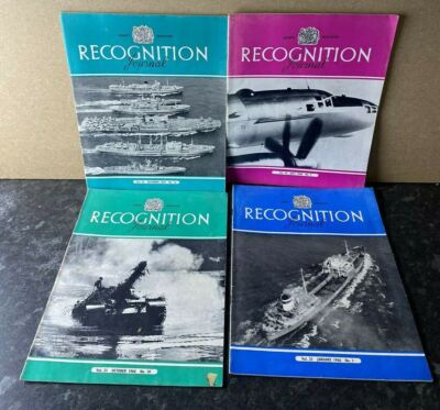 4 Vintage Issues of Joint Services Recognition Journal Magaazine 1967