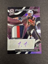 2022 Spectra Aspiring Tyquan Thornton Rookie 4 Color Patch Auto /30 RPA RC