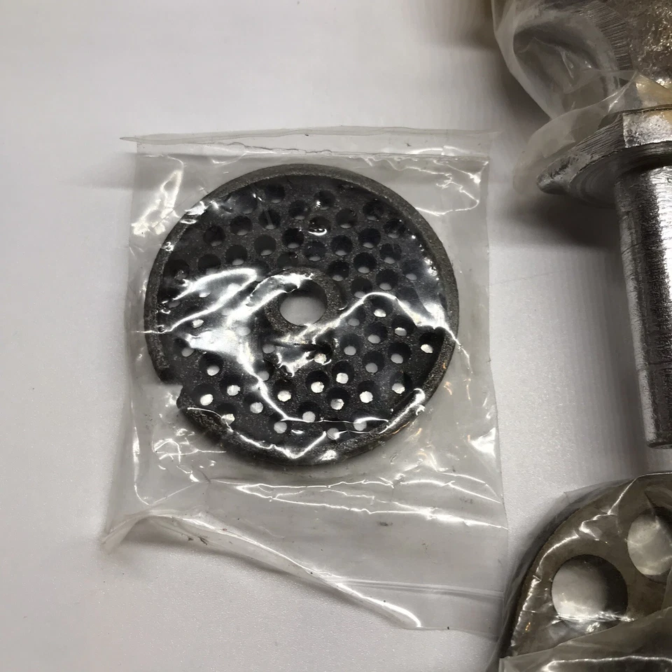 Cast Aluminum Manual Meat Grinder Sausage Stuffer 2 Blades Chef Paul Murre - Image 4 of 4