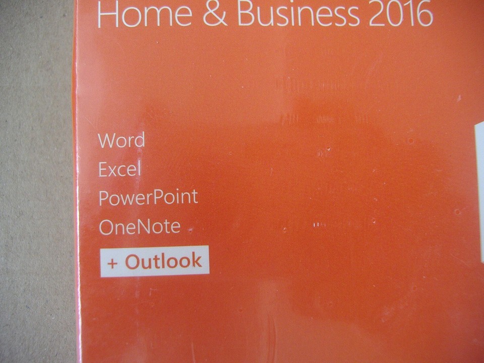 MICROSOFT OFFICE 2016 HOME and BUSINESS for WINDOWS FULL ENGLISH