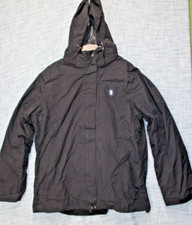 Little Donkey Andy Jacket Coat Women s Size L Black Hooded NWT Fleece lined