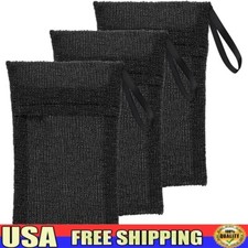 Travel Soap Saver Bag Exfoliating Pouch Shower Foam Scrubber 3 Pcs Set New