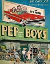 PEP Manny Moe Jack BOYS ADVERTISING 1957 AUTO PARTS STORE FRONT 5x7 REPRINT