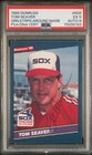 TOM SEAVER 1986 DONRUSS Card Grade EX 5 PSA/DNA Autograph Grade NM-MT 8