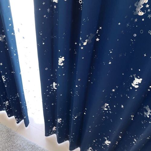 Disney Mickey 2nd Grade Blackout Curtains 80 x 100cm: Set of 2 SB-579-D UV Prote