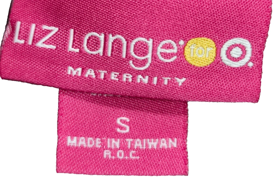 Liz Lange Tankini Size S Brown & Pink Maternity 2 Piece Swim Suit Paisley Print - Image 2 of 4