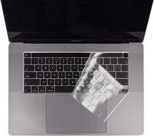 Ultra Thin Keyboard Cover Skin for MacBook Pro 16 inch with Touch Transparent