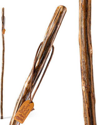 Brazos 48'' Free Form Ironwood Walking Stick Hiking Trekking Pole, Made in the