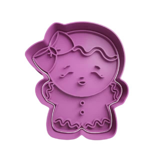 Gingerbread Woman Christmas Cookie Cutter Fondant Biscuit Baking Tool