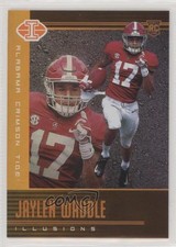 2021 Panini Chronicles Draft Picks Illusions Orange Jaylen Waddle #107 01az