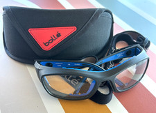 Boll  Homerun 12485 KB Goggles EN166F Z87-2 Safety Blue  Black w/ Strap
