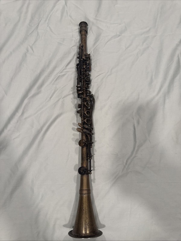 Vintage Pan-American Metal Clarinet Elkhart Indiana USA Untested AS-IS