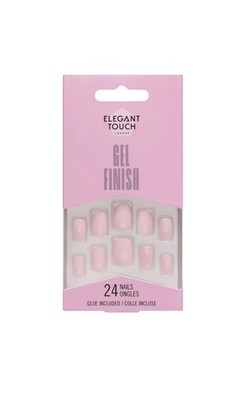 Elegant Touch Perfect Pink Nagel Gel Finish 24 Nägel