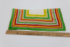 Vintage Carol Stanley Magic Blend Rayon Silk Scarf Japan Hand Rolled Square