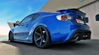 Maxton Design Diffusor Flaps Passend FüR Toyota GT86 Schwarz Hochglanz