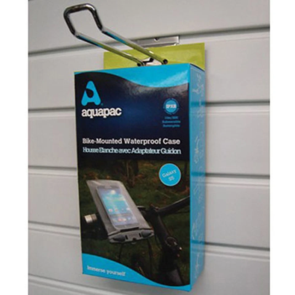 Funda de teléfono impermeable pequeña montada en bicicleta Aquapac para Samsung Galaxy SII, SIII, S Foto 4 de 4