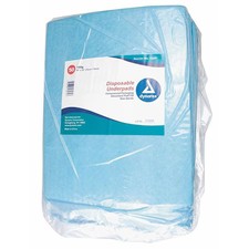 Dynarex 1347 Disposable Underpads, 30X30in, 105 G, Pk100