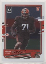 2020 Panini Donruss Optic Rookies Jedrick Wills #119 02ia
