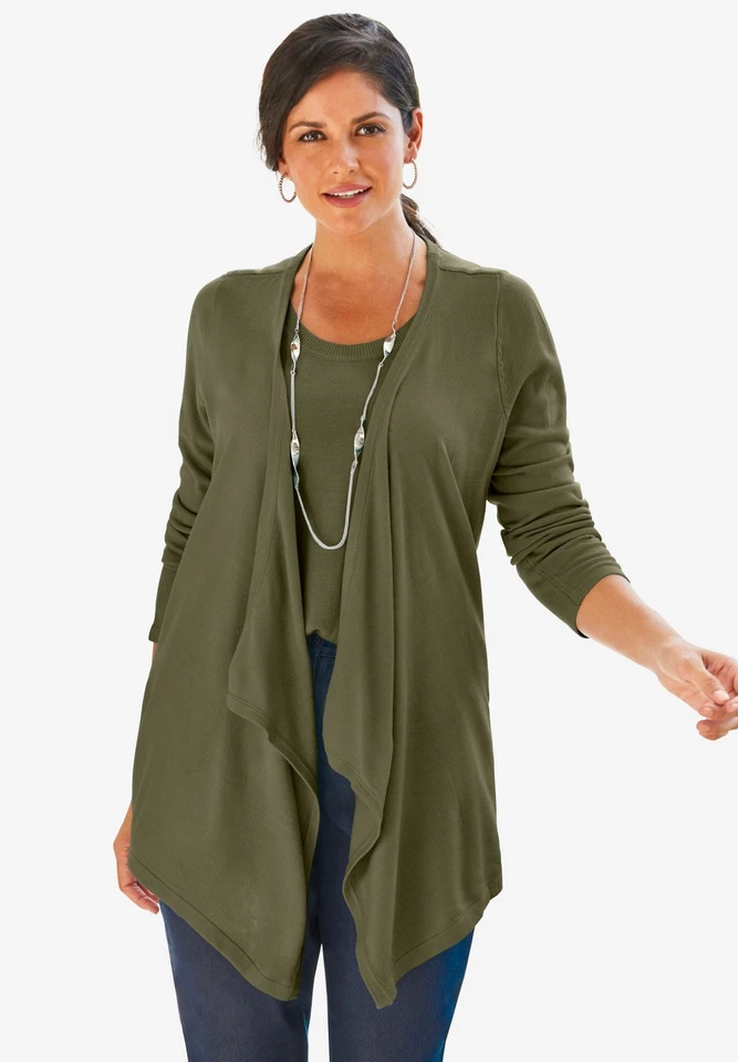 Cárdigan para mujer Jessica London talla grande Flyaway Foto 4 de 4