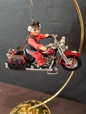 Vintage Harley Davidson Mrs. Claus Granny Bik...