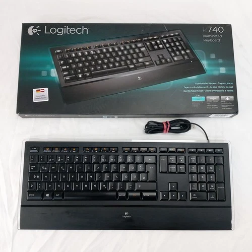 Logitech K740 (920-005687) Tastatur Illuminated Deutsch inkl. OVP - geprüft ✅