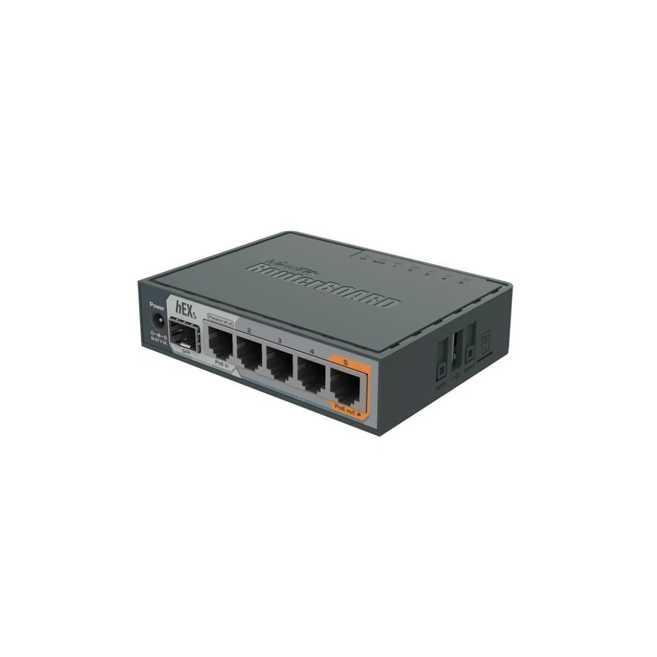 RB760IGS - hEX S mit Dual-Core 880 MHz CPU, 256 MB RAM, 5x LAN, SFP - Bild 1 von 1