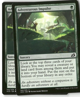 Adventurous Impulse 142 Common Magic: The Gathering Near Mint