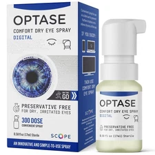 Optase Comfort Dry Eye Spray - Preservative Free Artificial Tears Drops Alter...